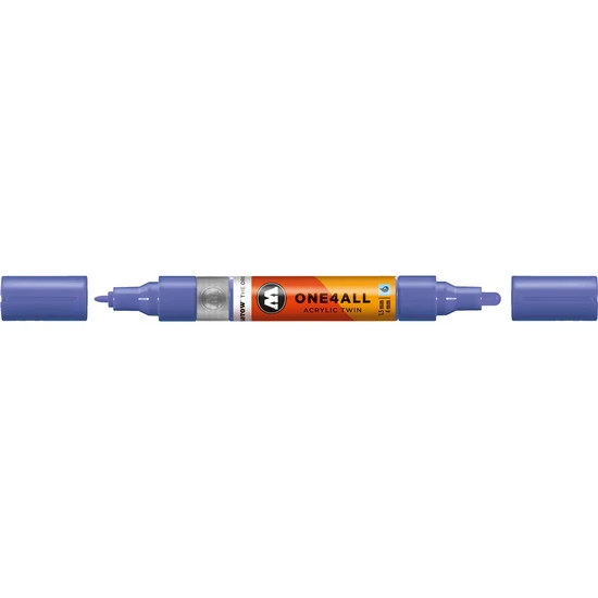 Acrylic marker One4All Twin - 1.5 to 4mm viola