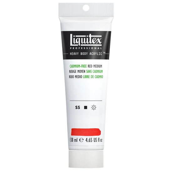 Acrylic hb - 4.65oz - cadmium free red medium - s5