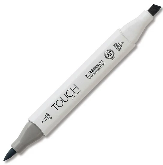 Touch Brush Marker Blue Grey 3