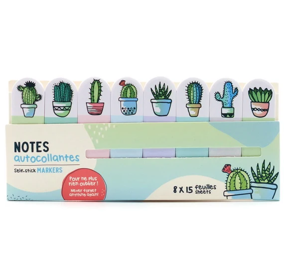 Languettes autocollantes Cactus