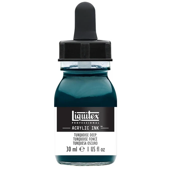 Acrylic Ink Turquoise Deep- 30ml
