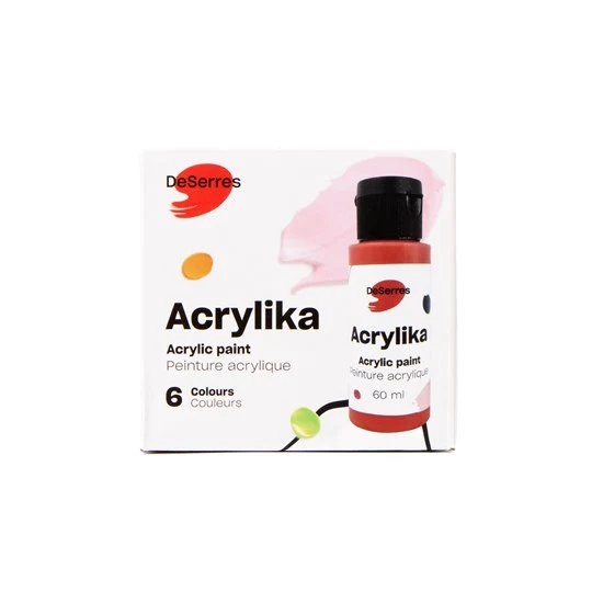 Acrylika Paint Kit - 6 x 60 ml