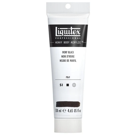 Acrylic hb - 4.65oz - ivory black - s1