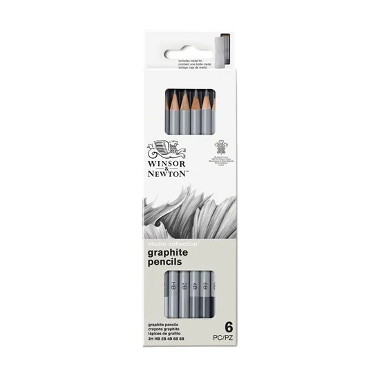Set of 6 Studio Graphite Pencils