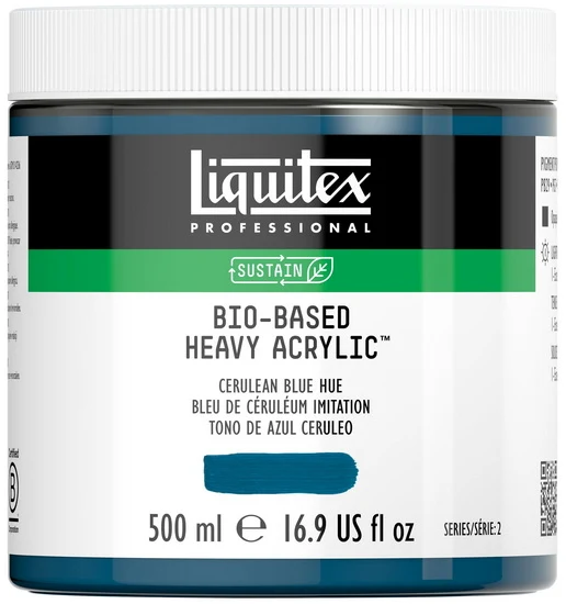Bio hb acrylic - 16oz - cerulean blue hue - s2