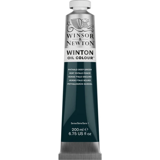 Winton oil - 200ml - phthalo deep green - s1