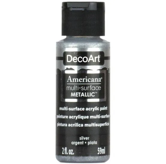 Americana Acrylic Satin Metallic Silver- 60ml
