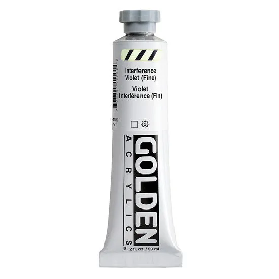 Acrylic heavy body - 2 oz interference violet fine s7