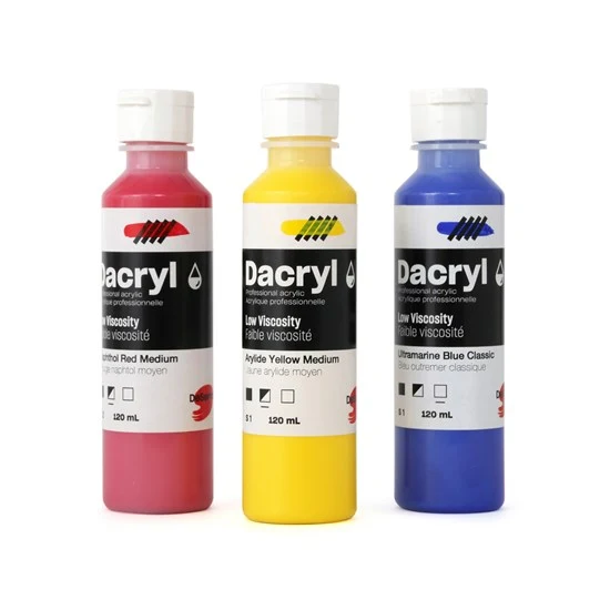 Dacryl Low-Viscosity Acrylic - TRANSPARENT YELLOW OXIDE CENTIMET