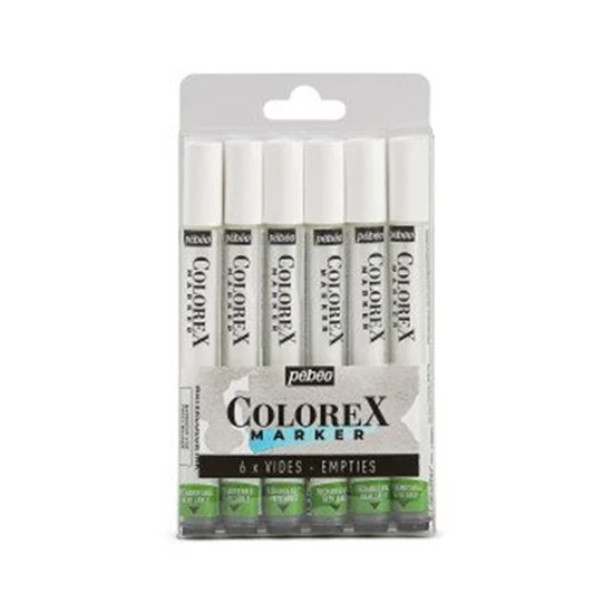 Pk 6 empty markers - colorex