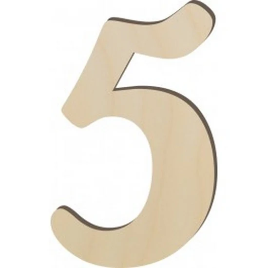 Wooden Number - 3 Inches