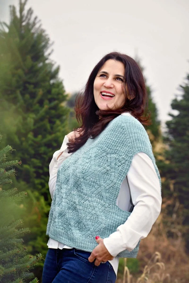 Aquamarine Vest - Unisex Pattern