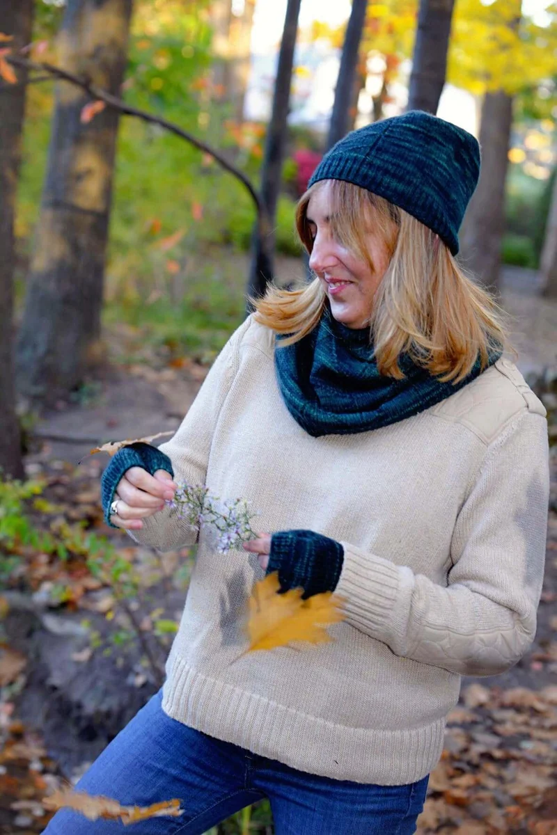 PICEA Matching Hat, Mittens & Neck Warmer- Knitting Patterns