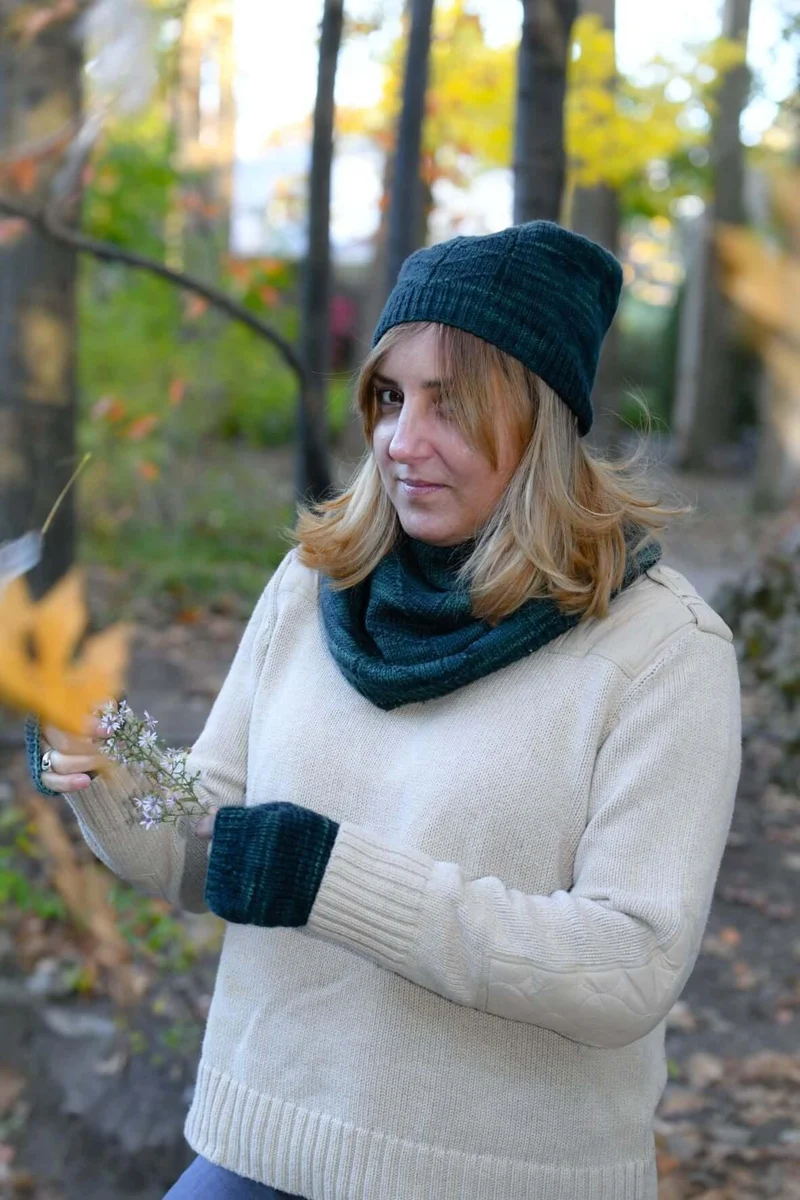 PICEA Matching Hat, Mittens & Neck Warmer- Knitting Patterns