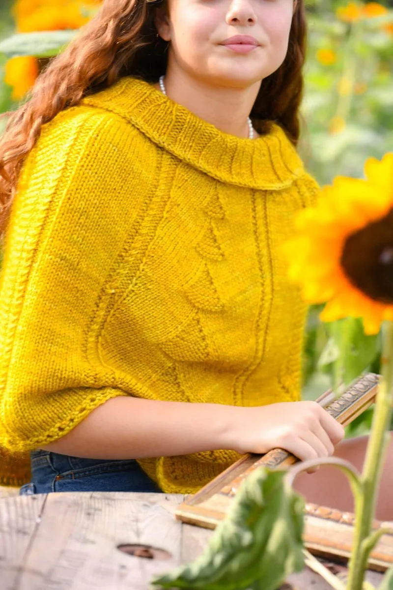 Pine Mountain Poncho Knitting Kit