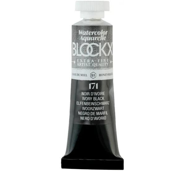 BLOCKX Watercolour - 15 ml Ivory Black