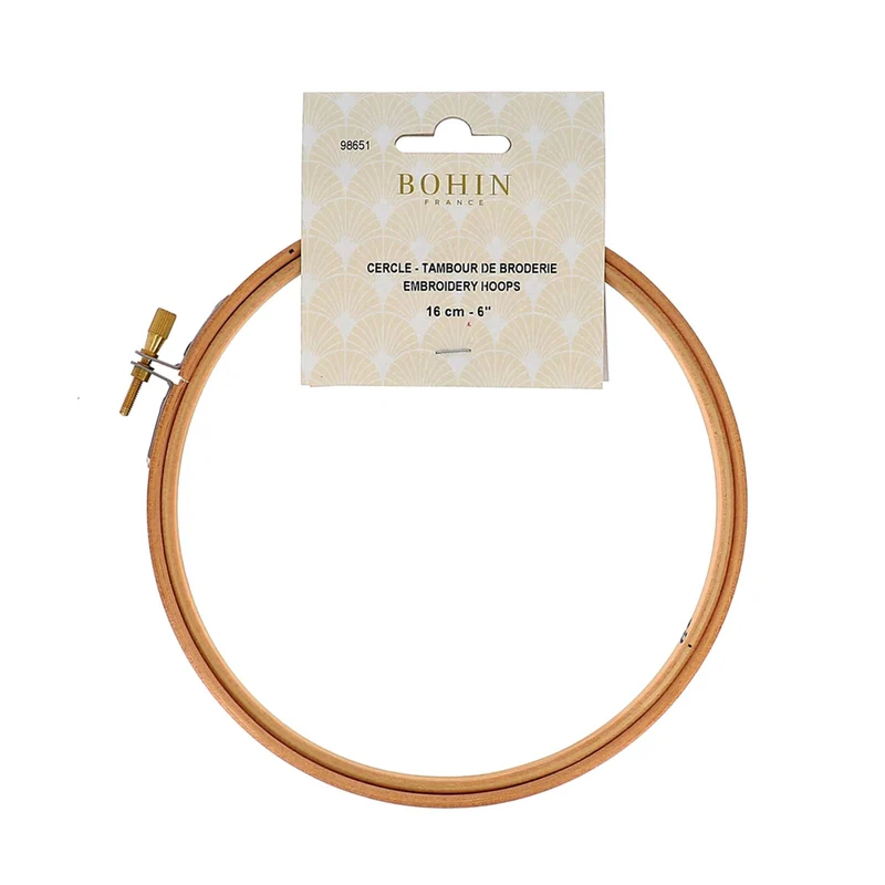 Cercle à broder en bois BOHIN | 16 cm - 6"
