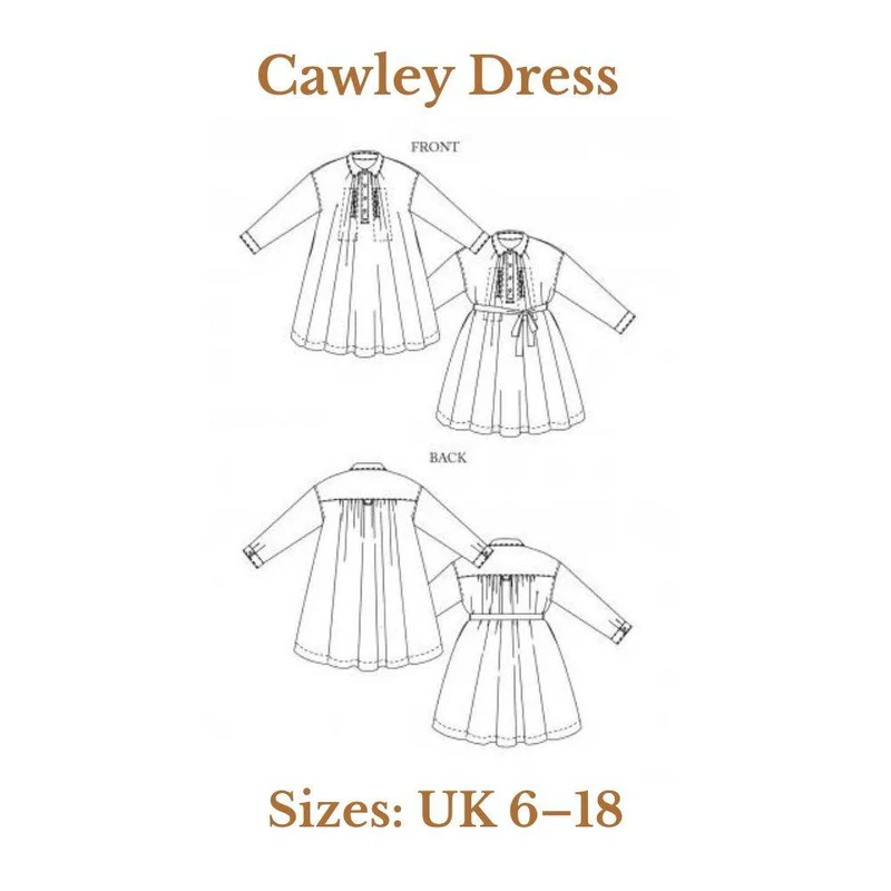 PATRON DE COUTURE PDF | Robe Cawley | Merchant & Mills | UK 6–18