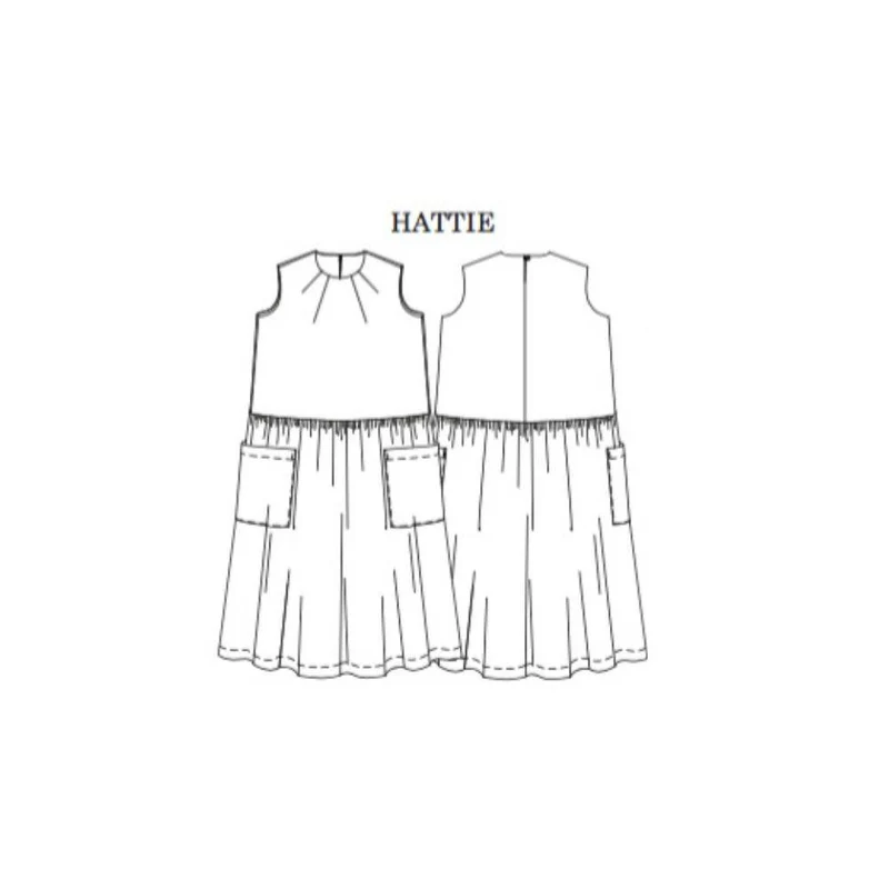 PATRON DE COUTURE PDF | Robe Hattie & Ellis | Merchant & Mills | UK 8–18
