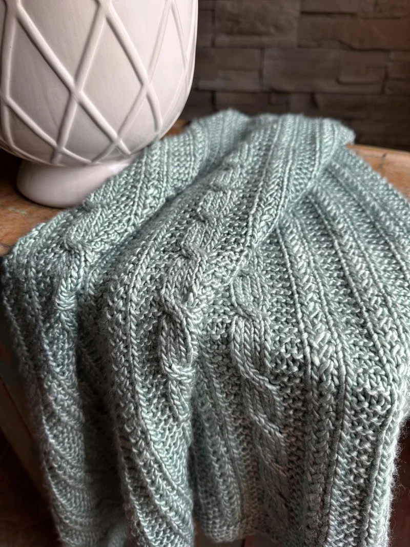 Nouvelle Twist Shawl - Knitting Pattern and Optional Kit