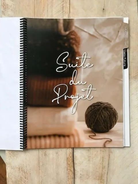 Mon Recueil de Tricot - Knitting notebook - French only