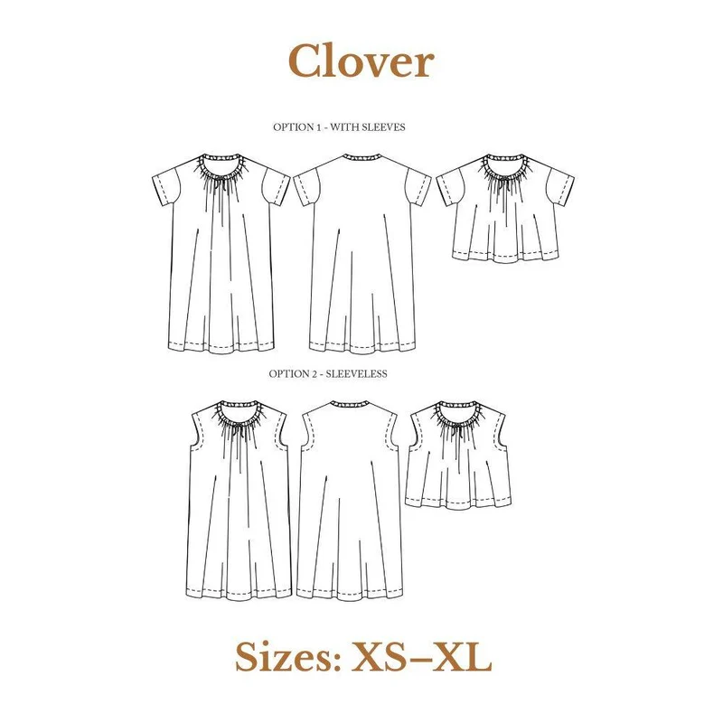 PATRON DE COUTURE PDF | Clover | Merchant & Mills