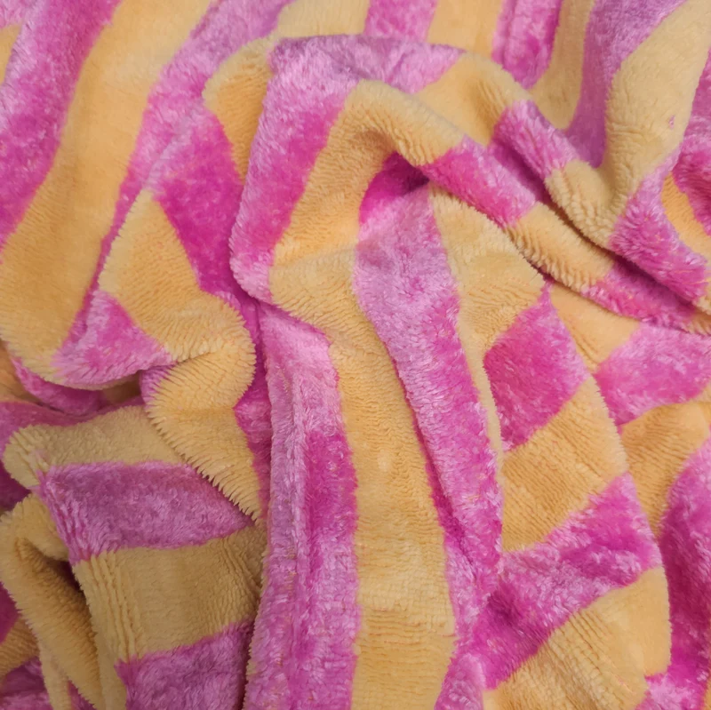 Tissu éponge de bambou de qualité supérieure | Rayures | Certifié OEKO-TEX®