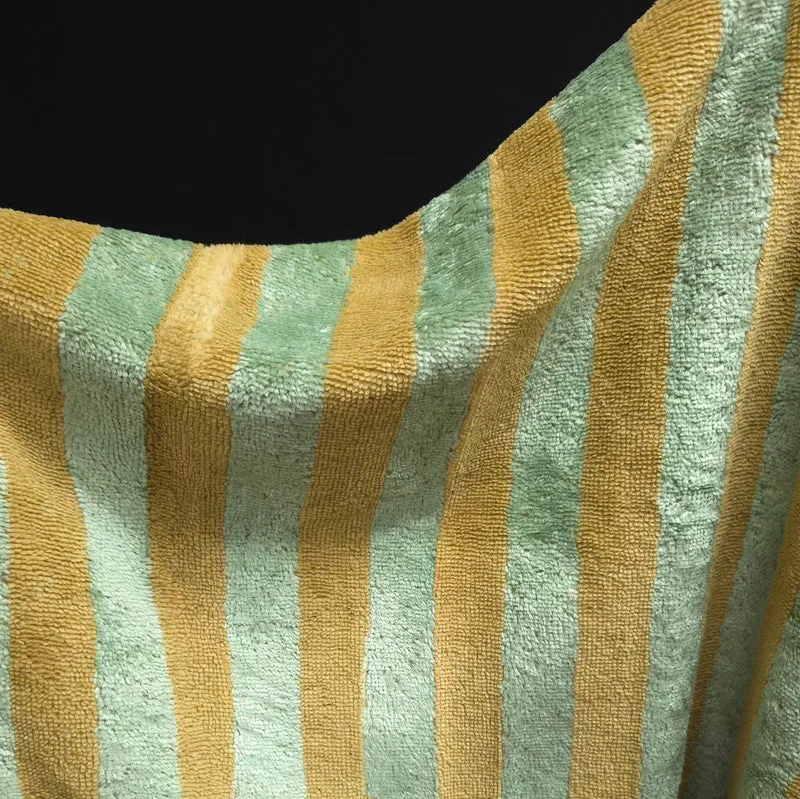 Tissu éponge de bambou de qualité supérieure | Rayures | Certifié OEKO-TEX®
