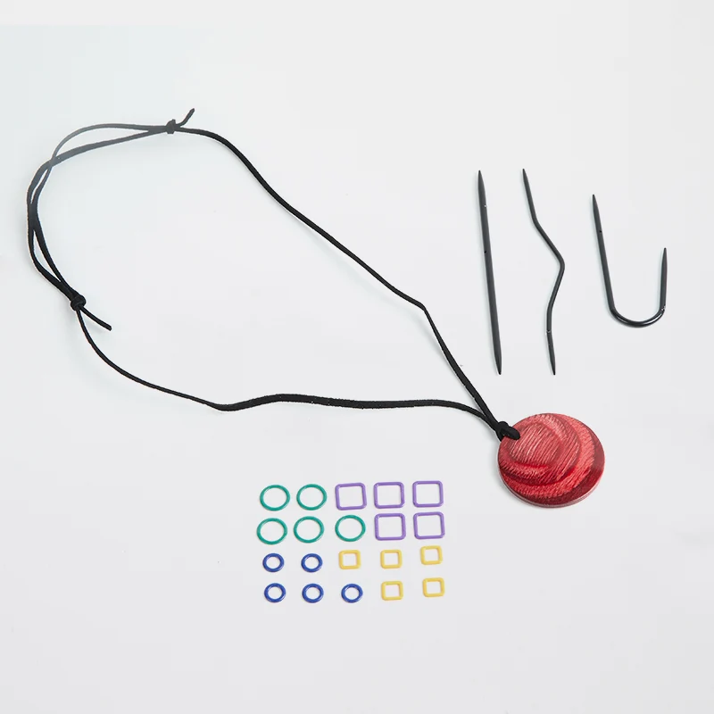 knit pro ensemble d'aimants pendentif en bois