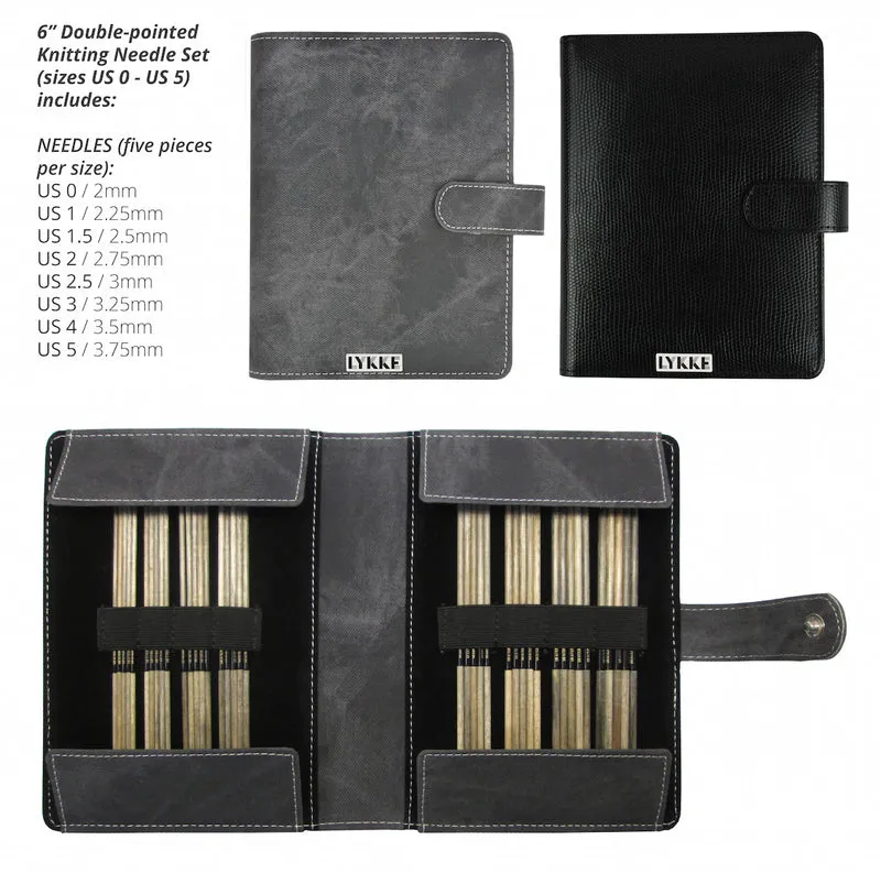 lykke jeu d'aiguilles DP 15cm 8 tailles (6 "US 0-5)