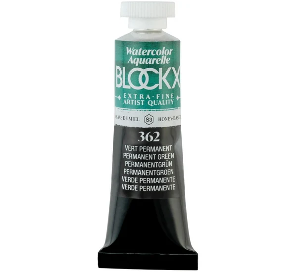 BLOCKX Watercolour - 15 ml Permanent Green