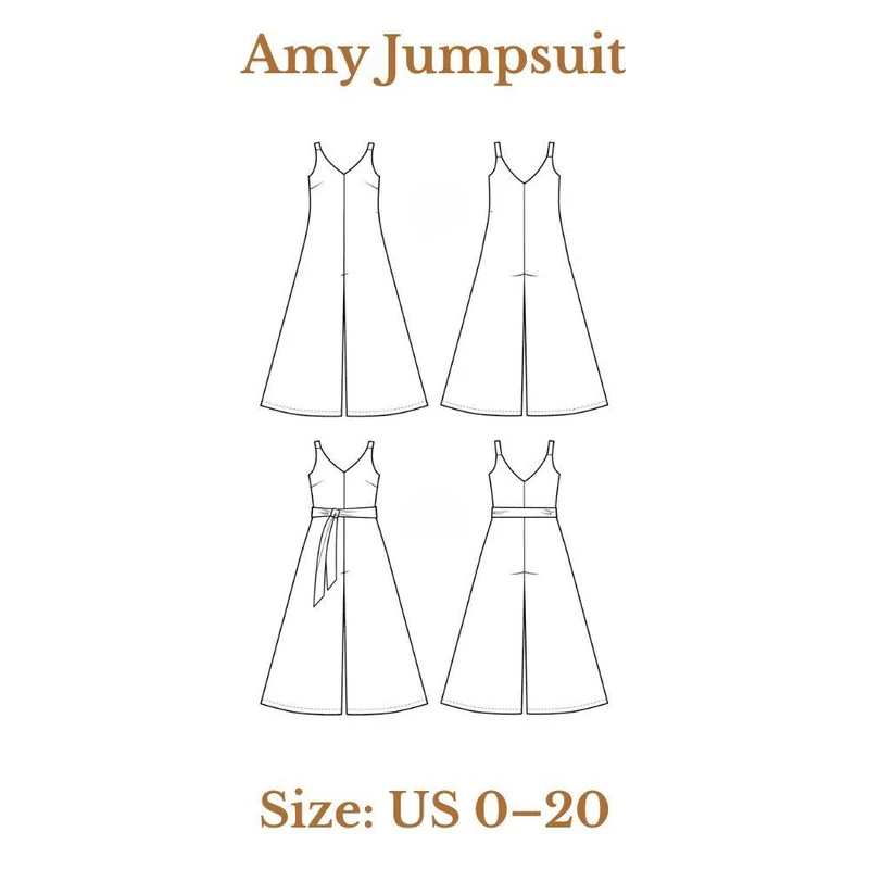 PATRON DE COUTURE PDF | Combinaison Amy | Closet Core Patterns | BILINGUE (FR / EN)