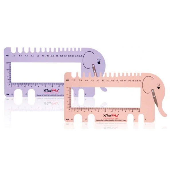 knit pro éléphant de calibreur d'aiguille