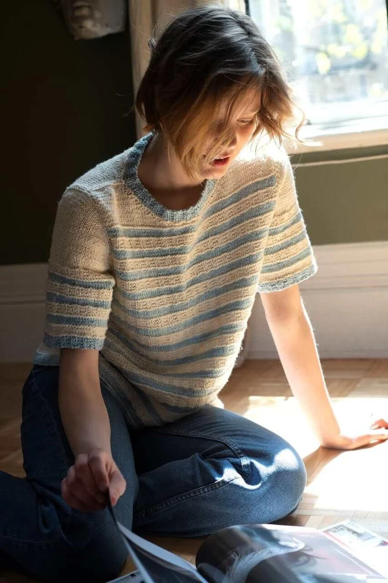 Blue Ribbon Knitting Pattern