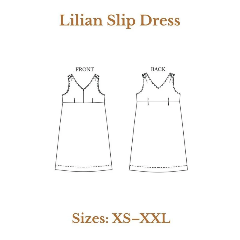 PATRON DE COUTURE PDF | Nuisette Lilian | Merchant & Mills | XS à XXL