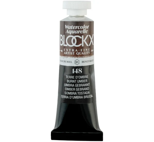 BLOCKX Watercolour - 15 ml Burnt Umber