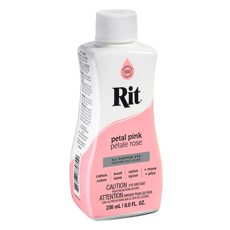 RIT All Purpose | Teinture liquide tout usage | Pétale Rose | 236 ml (8 oz)