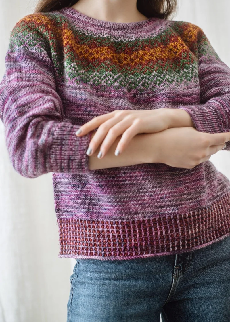 Impressionist Pullover Knitting Pattern