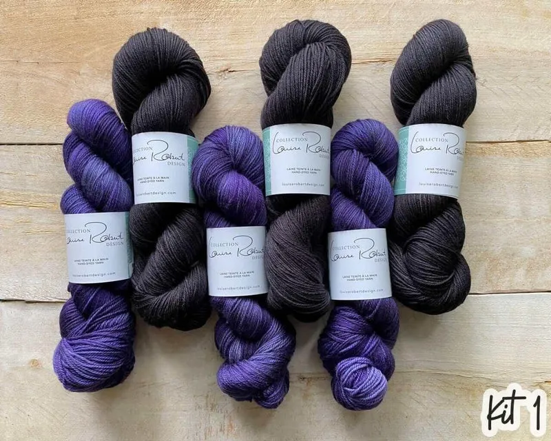 Kit to crochet Mélissa Thibault's SERENITE shawl pattern