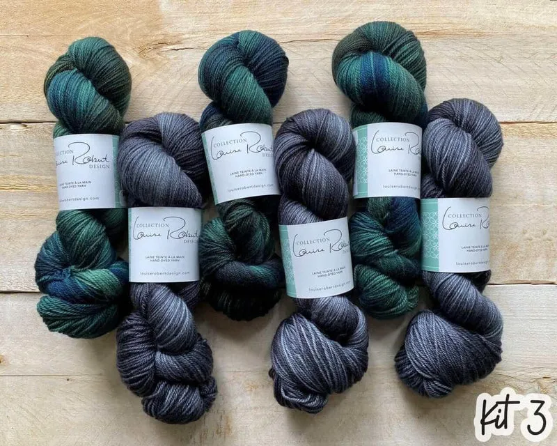 Kit to crochet Mélissa Thibault's SERENITE shawl pattern