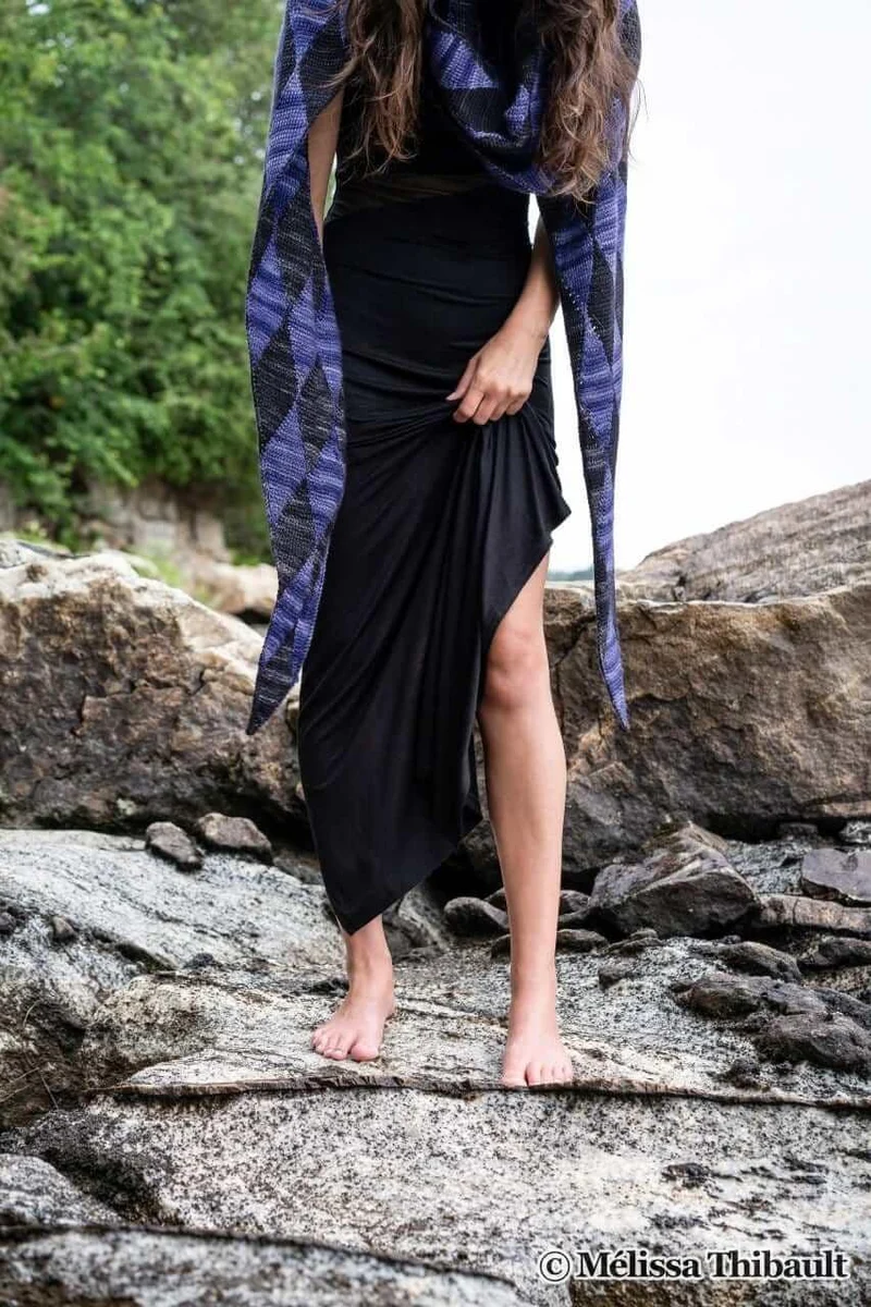 Kit to crochet Mélissa Thibault's SERENITE shawl pattern
