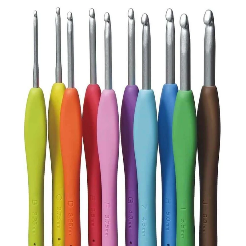 Clover - Amour Crochet Hook individual packages from 0.6 mm to 10 mm