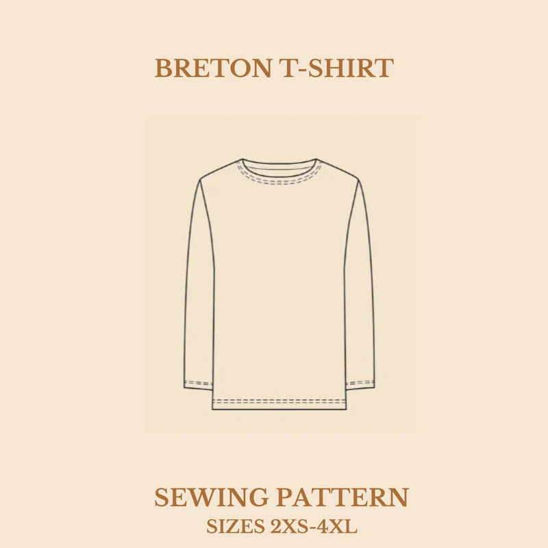 Patron de couture PDF | Chandail Breton | Wardrobe by Me