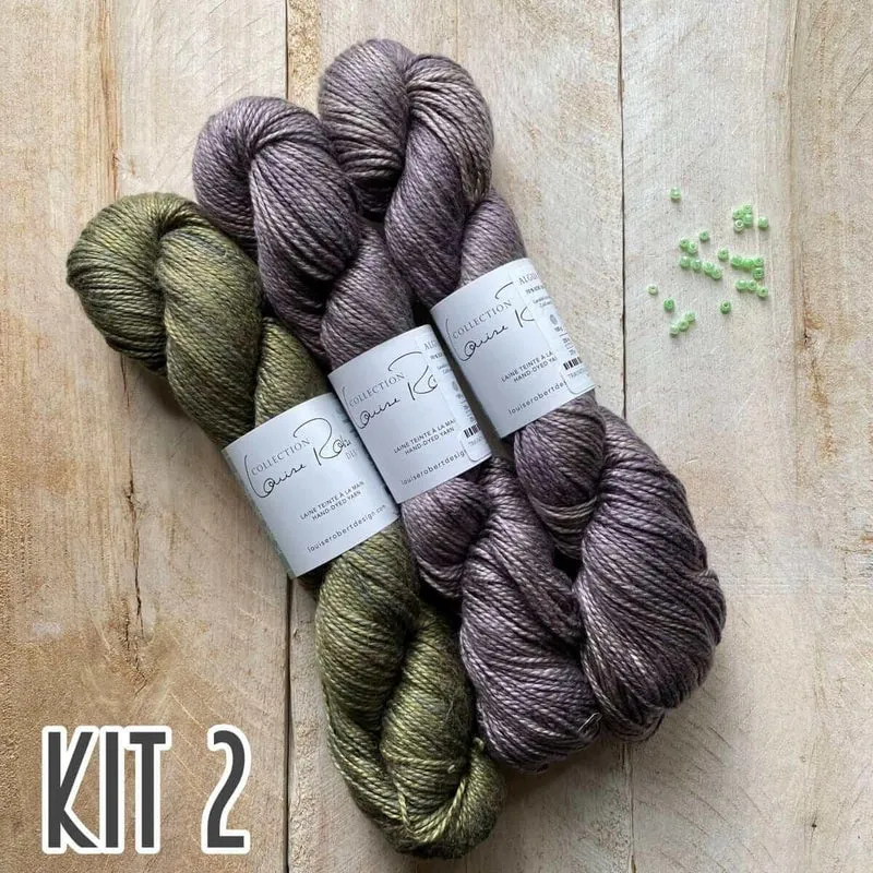 Paon d'Or Shawl Seed Beads Knitting Kit