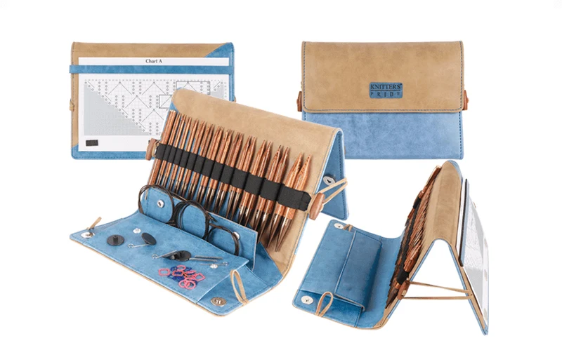 Knitter's Pride - Ginger Interchangeable Deluxe Set - Ecofriendly Wooden Needle Kit