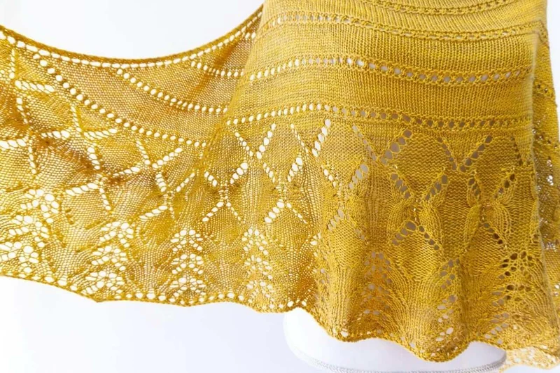 Summer Butterflies Shawl Knitting Pattern