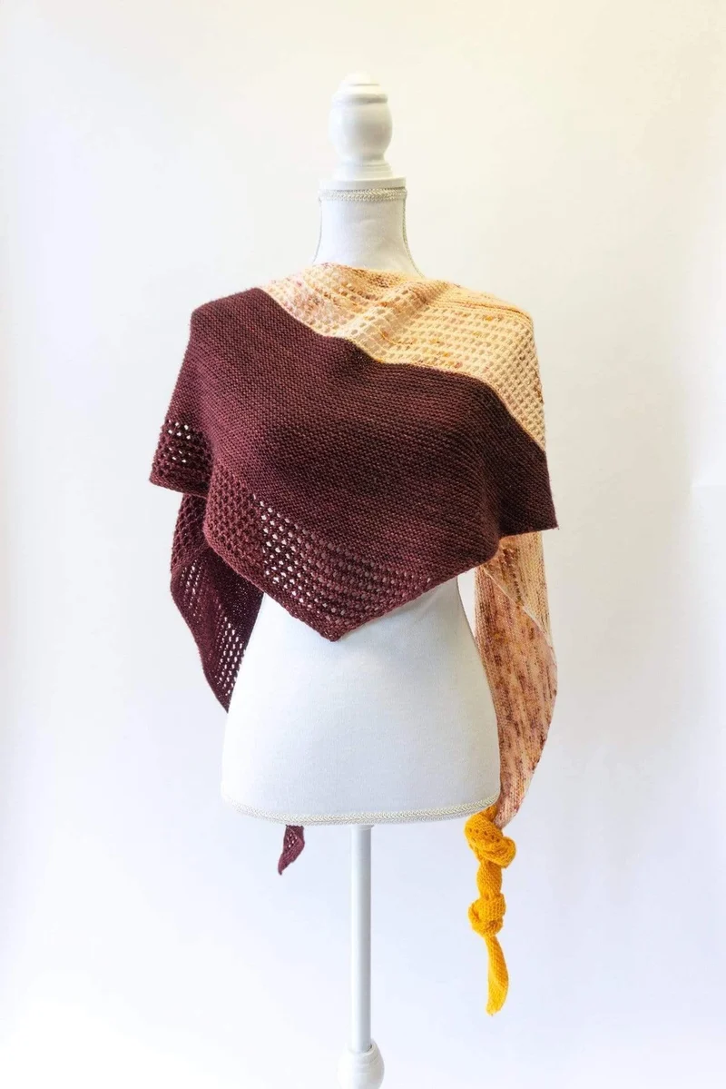 MAGIC SPRING SHAWL knitting kit by Katerina Bobkova