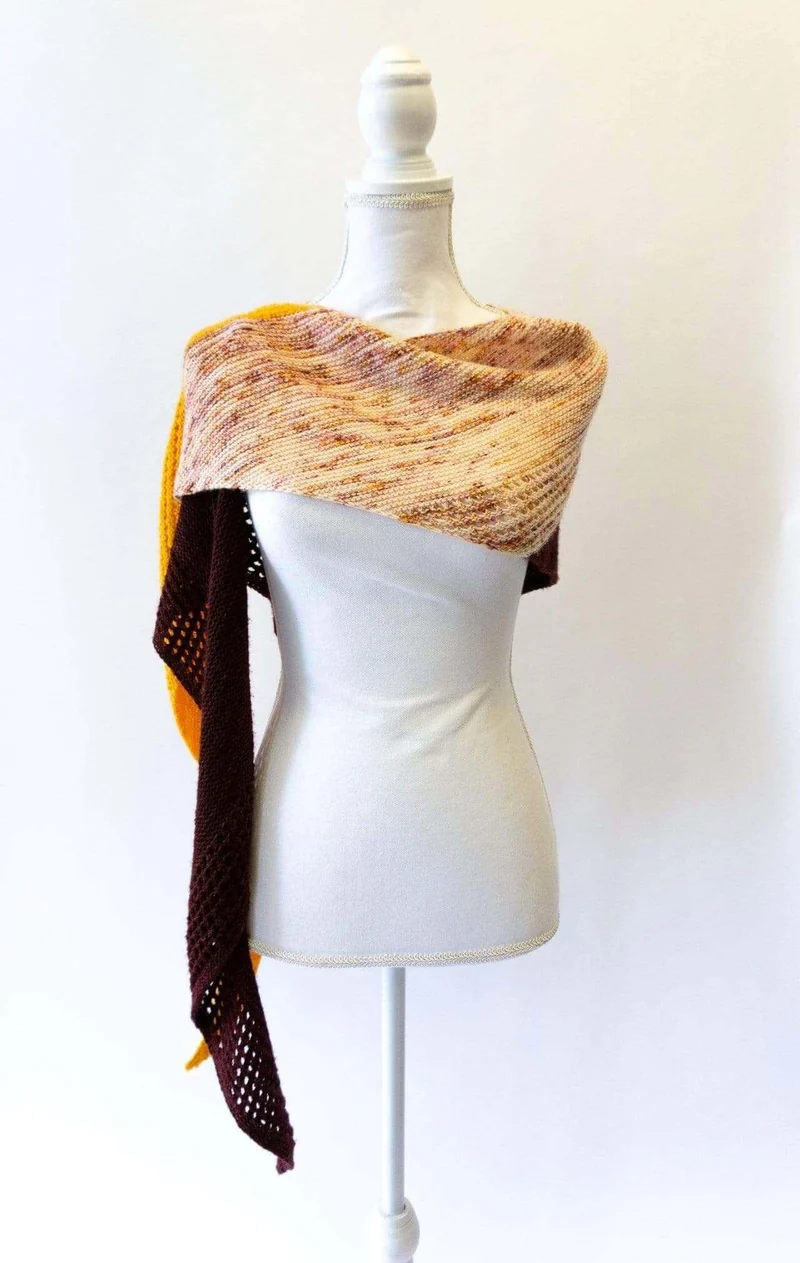 MAGIC SPRING SHAWL knitting kit by Katerina Bobkova