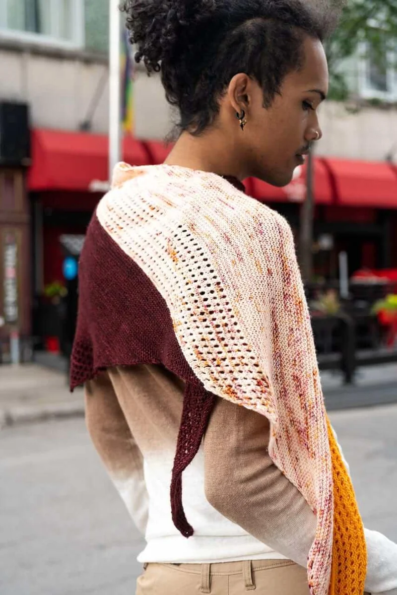 MAGIC SPRING SHAWL knitting kit by Katerina Bobkova