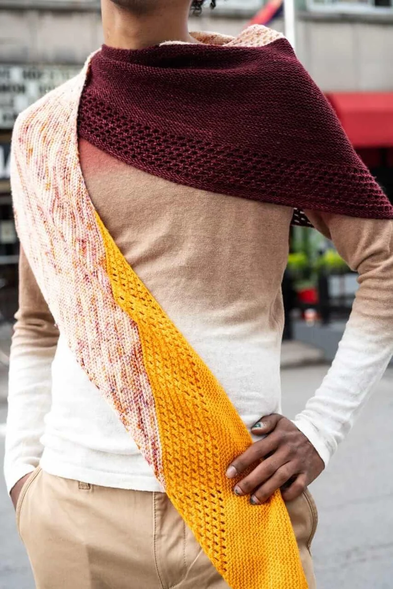MAGIC SPRING SHAWL knitting kit by Katerina Bobkova